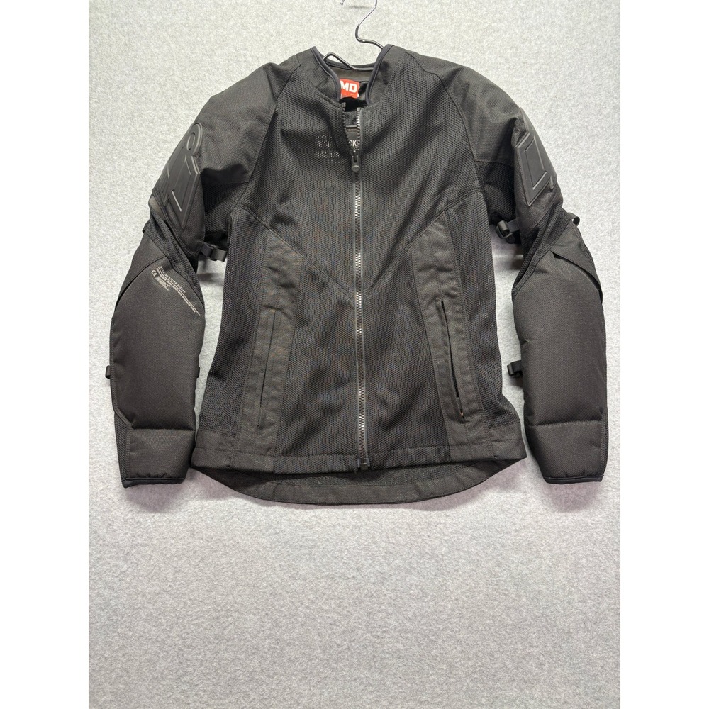 Icon Mesh AF Motorcycle Jacket Womens Medium Black D3O Armor P000005041-1